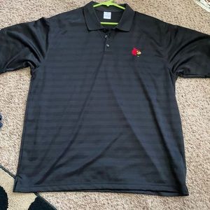 Black cardinal adidas polo size xl